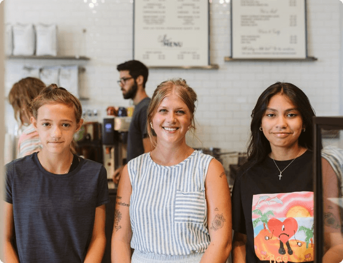 Embark Education’s Pinwheel Coffee / A cafe and real-world learning space for students.